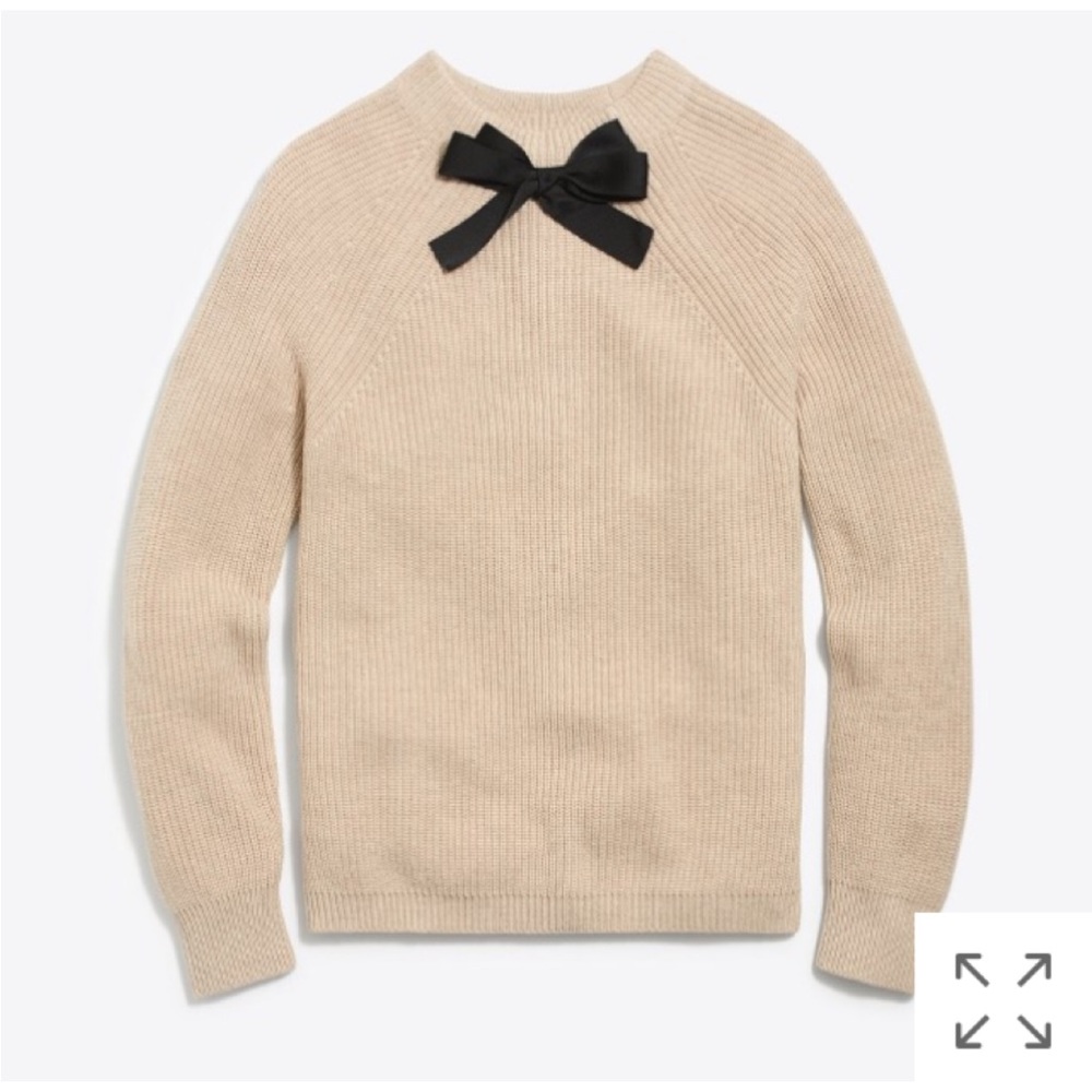J. Crew Bow-Neck Sweater